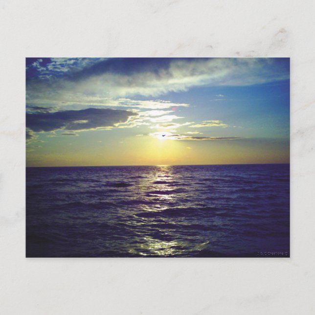 Fantasy Sunset Postcard Postkarte (Vorderseite)