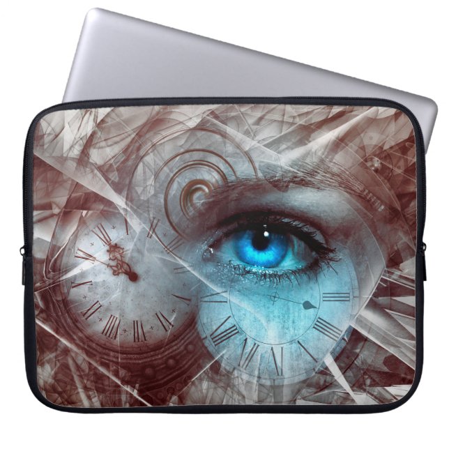 Fantasy sura Augenuhr Laptopschutzhülle (Vorderseite)