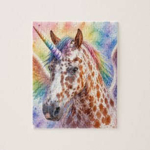 Fantasy-Surreal-Appaloosa-Einhorn Pegasus Puzzle