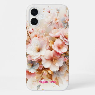Fantasy Süß Pastell Rosa Sakura iPhone 16 Plus Hülle