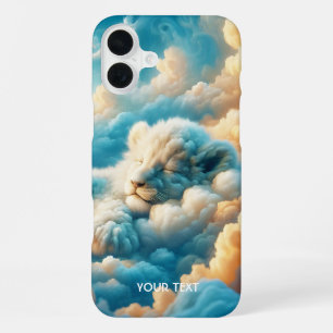 Fantasy Süß Wolken Baby Löwe iPhone 16 Plus Hülle