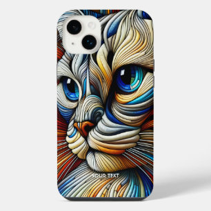 Fantasy Süße Art Deco Katze iPhone 14 Plus Hülle