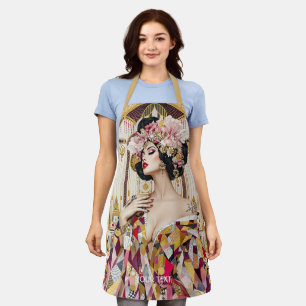 Fantasy Süße Dame Art Deco Schürze