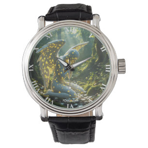 Fantasy Süße Engel-Puzzle-Figur Armbanduhr