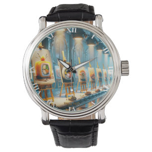 Fantasy Süße Fantasy Sushi Kunst Armbanduhr