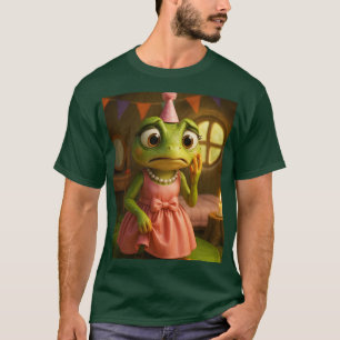 Fantasy süße Frosch Mädchen Party T-Shirt