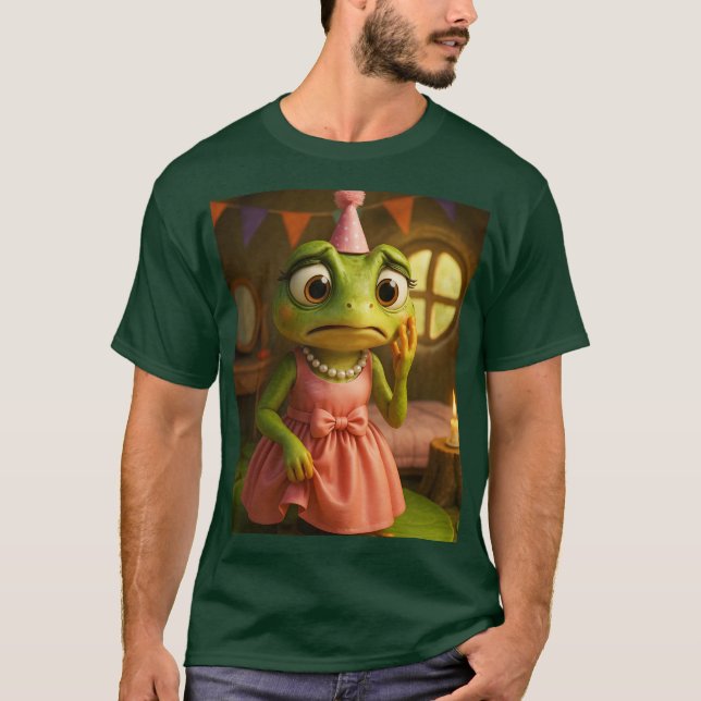 Fantasy süße Frosch Mädchen Party T-Shirt (Vorderseite)