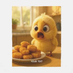 Fantasy Süße Hähnchen-Nuggets Baby Fleecedecke