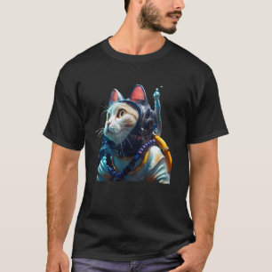 Fantasy süße Katzen-Taucher Tauchgang T-Shirt