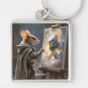Fantasy süße Maus Malmaus Schlüsselanhänger
