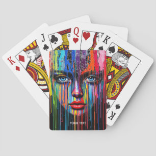 Fantasy Süße Schmelzende Wachs Mädchen Spielkarten
