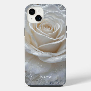 Fantasy Süße Weiße Rosen Tropfen iPhone 14 Plus Hülle