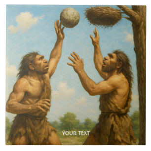 Fantasy Süßer Basketball Prähistorischer Endkampf Fliese