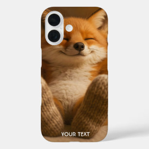 Fantasy Süßer Fuchs Und Socken iPhone 16 Hülle