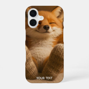 Fantasy Süßer Fuchs Und Socken iPhone 16 Hülle