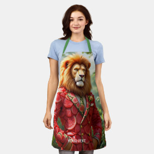 Fantasy Süßer Löwe Wassermelonen Kostüm Schürze