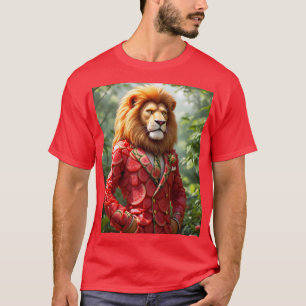 Fantasy Süßer Löwe Wassermelonen Kostüm T-Shirt