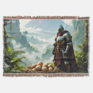 Fantasy Süßer Ritter bewacht Eier Decke