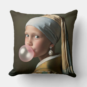 Fantasy Süßer Rosa Kaugummi Kissen