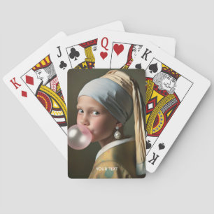Fantasy Süßer Rosa Kaugummi Spielkarten