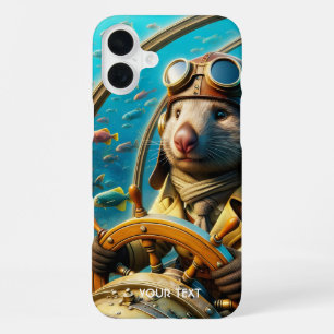 Fantasy Süßer Wombat-Pilot Unterwasser iPhone 16 Plus Hülle