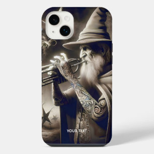 Fantasy Süßer Zauberer Trompete Wald iPhone 14 Plus Hülle