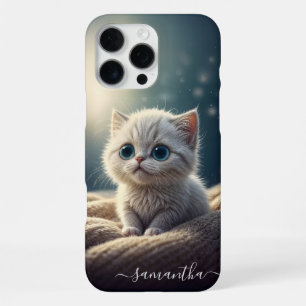 Fantasy Süßes Baby Kätzchen Katzenliebhaber Person iPhone 16 Pro Max Hülle