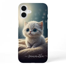 Fantasy Süßes Baby Kätzchen Katzenliebhaber Person