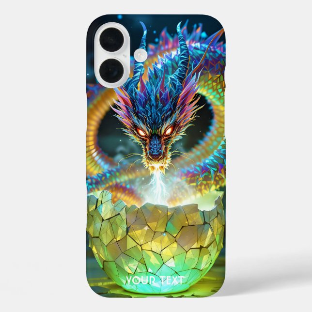 Fantasy süßes grünes Drachenei Case-Mate iPhone Hülle (Rückseite)