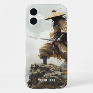 Fantasy Süßes Katana Samurai Wolken iPhone 16 Plus Hülle