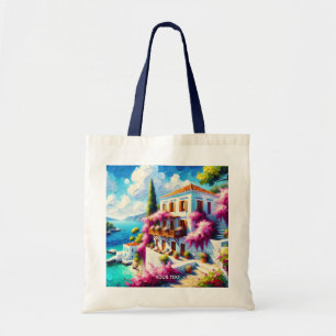 Fantasy süßes Meer-Villa-Haus Tragetasche