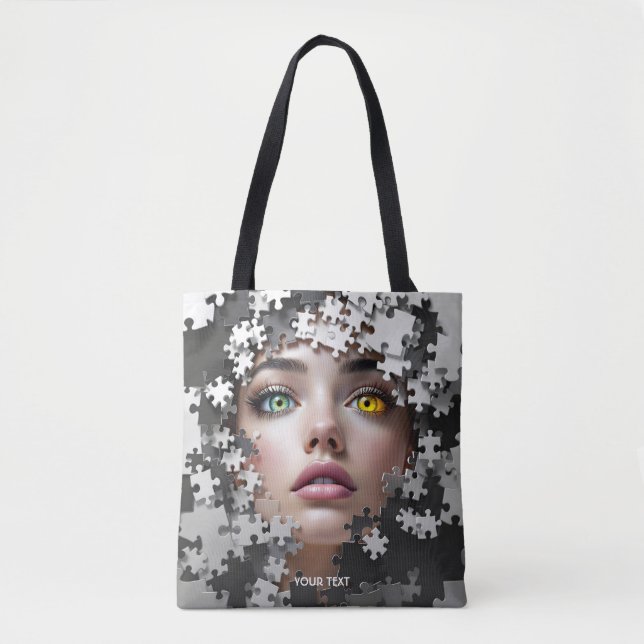 Fantasy süßes Puzzle Mädchen Gesicht  (Vorderseite)