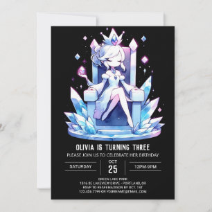 Fantasy Sweet Princess Birthday Einladung