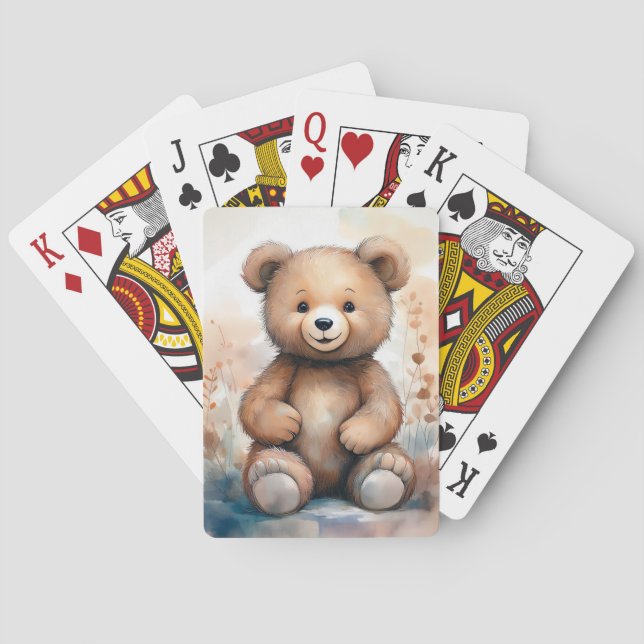 Fantasy Teddy Bär Spielkarten (Rückseite)