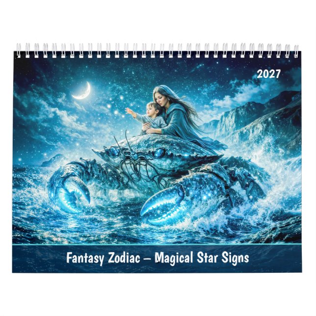 Fantasy-Tierkreis – Magische Sternzeichen Kalender (Titelbild)