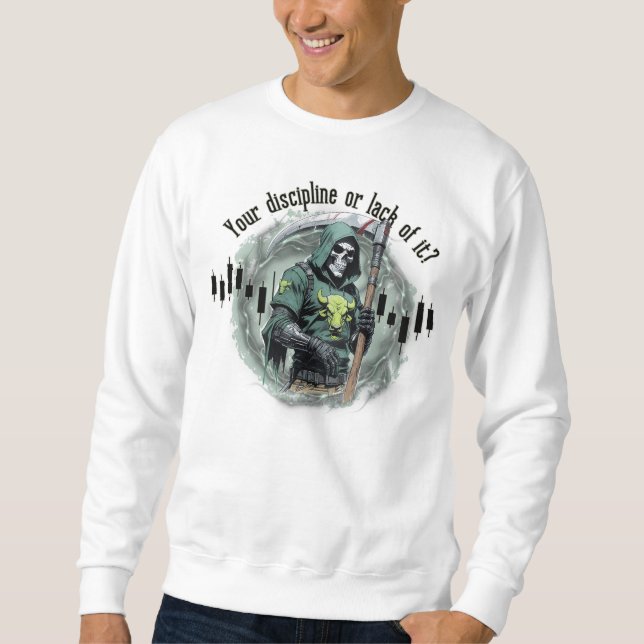  Fantasy trade design | Grim Reaper |  motivation Sweatshirt (Vorderseite)