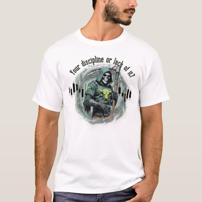  Fantasy trade design | Grim Reaper |  motivation T-Shirt (Vorderseite)