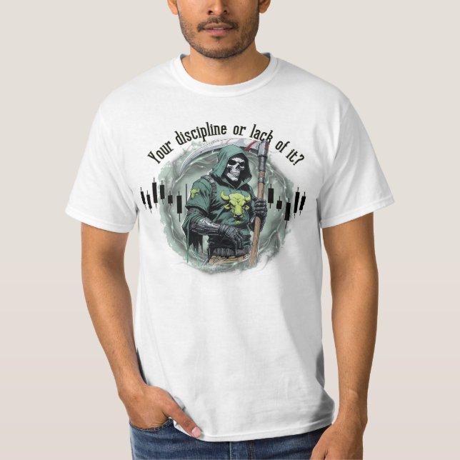  Fantasy trade design | Grim Reaper |  motivation T-Shirt (Vorderseite)