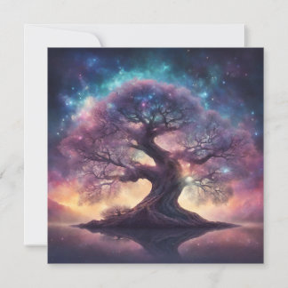 Fantasy Tree Art Einladung