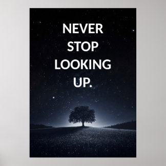 Fantasy Tree Motivierend Positives Poster