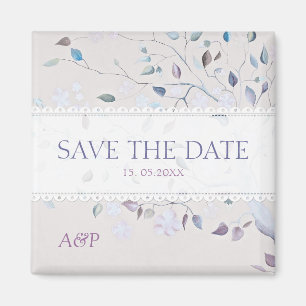 Fantasy Tree Wedding Save the Date Fevor Magnet