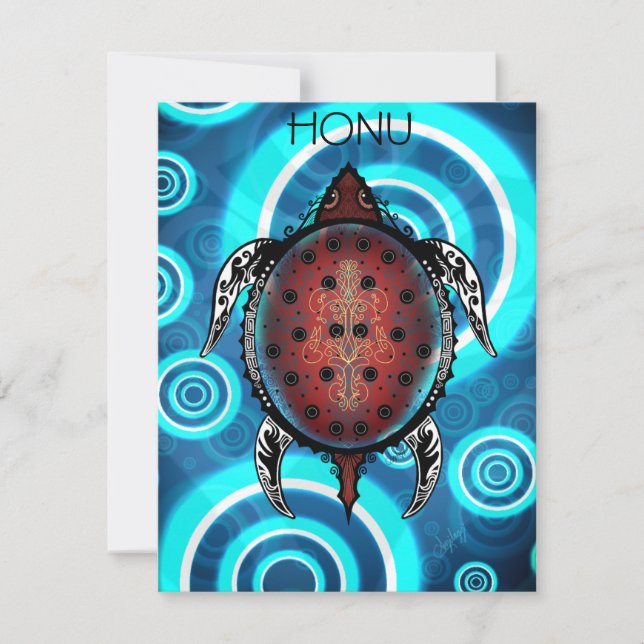 Fantasy Turtle Tattoo (Vorderseite)