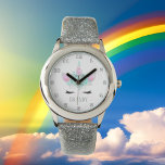 Fantasy unicorn Gesicht tragen Namen Uhr<br><div class="desc">Fantasy Einhorngesicht verleiht dem Einhornliebhaber eine Namenswache</div>