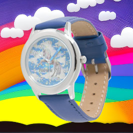 Fantasy Unicorn gibt Namen Mädchen beobachten Armbanduhr