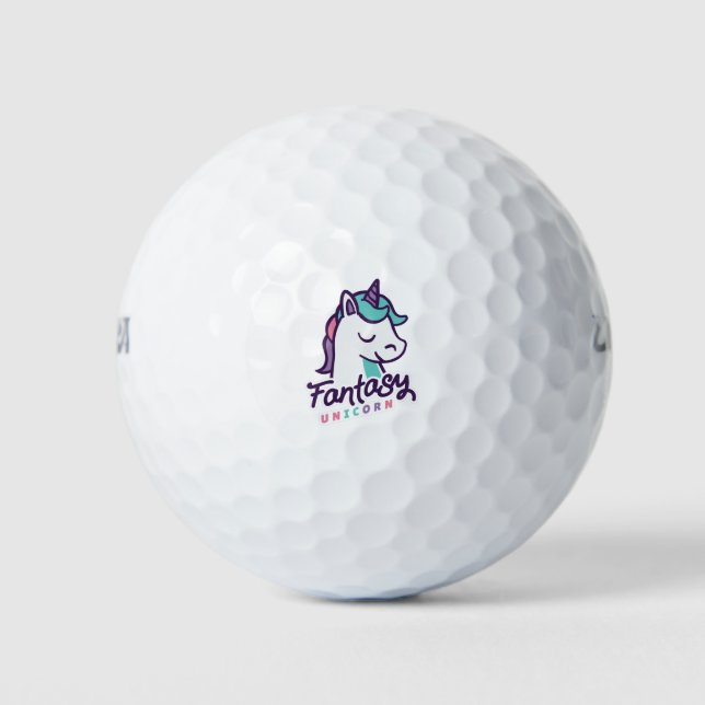 Fantasy Unicorn Golfball (Vorderseite)