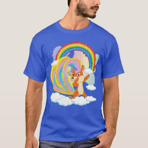 Fantasy Unicorn Lover Rainbow Niedlich Forest Anim T-Shirt