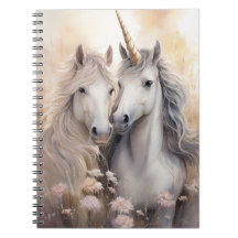 Fantasy Unicorn Notebook 6,5 x 8,75 Zoll