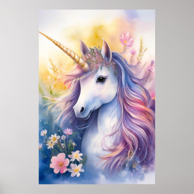 Fantasy Unicorn Poster (Vorne)