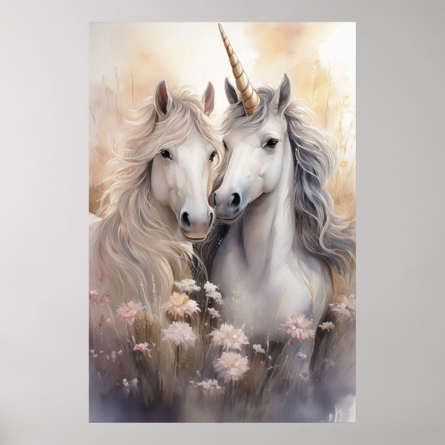 Fantasy Unicorn Poster (Vorne)