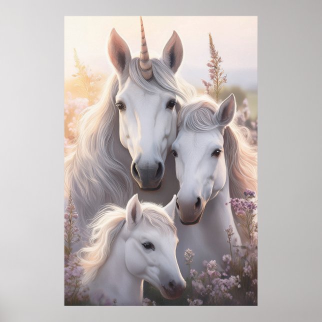 Fantasy Unicorn Poster (Vorne)
